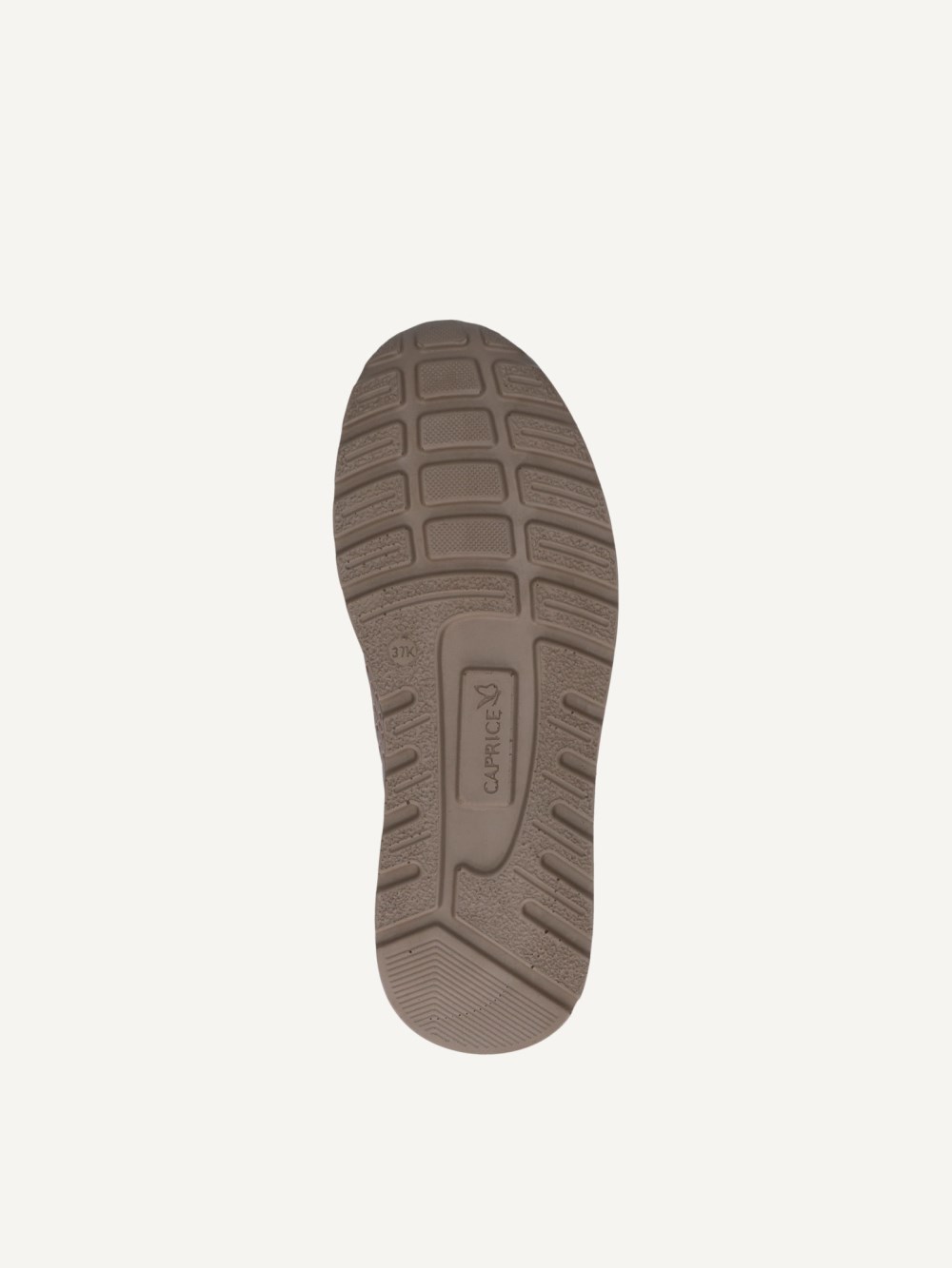 Caprice Sneaker - Taupefarbener Metallkamm