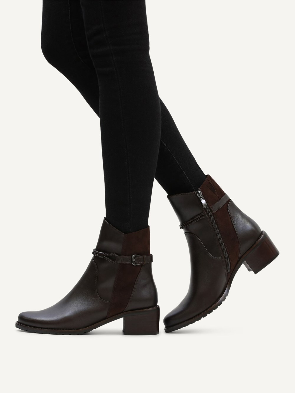 Caprice Stiefelette - Dunkelbrauner Kamm
