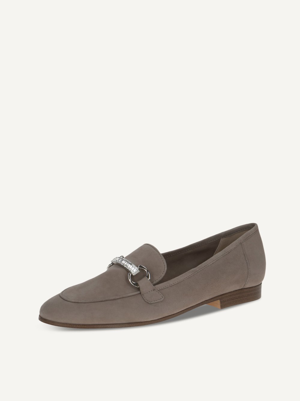 Caprice Slipper - Schlammfarbenes Wildleder