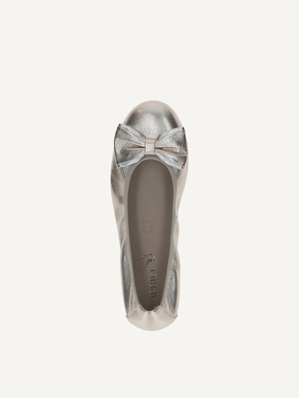 Caprice Ballerina - Platinmetall.