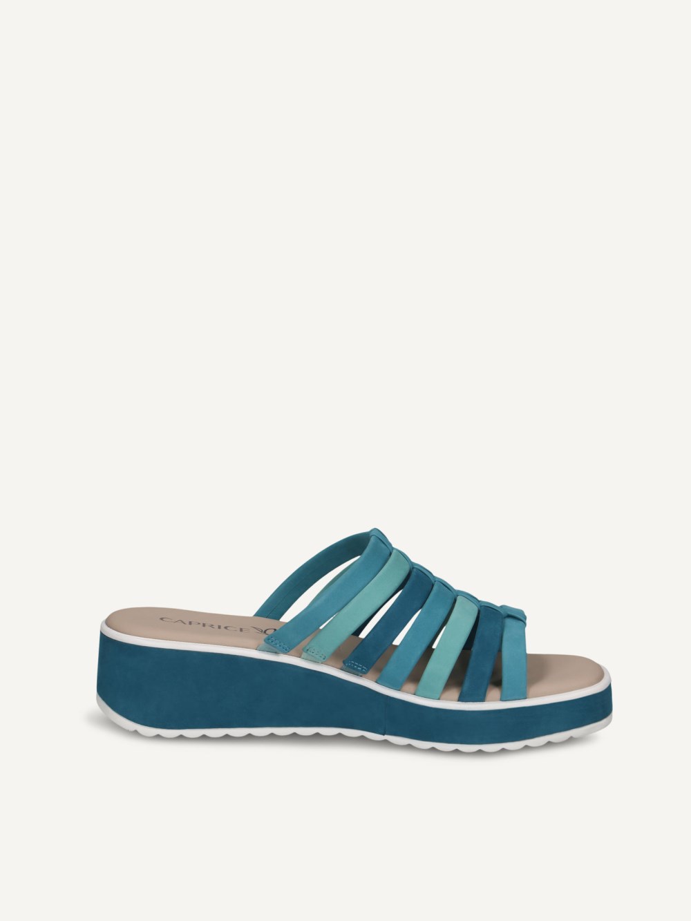 Caprice Pantolette - Blauer Kamm