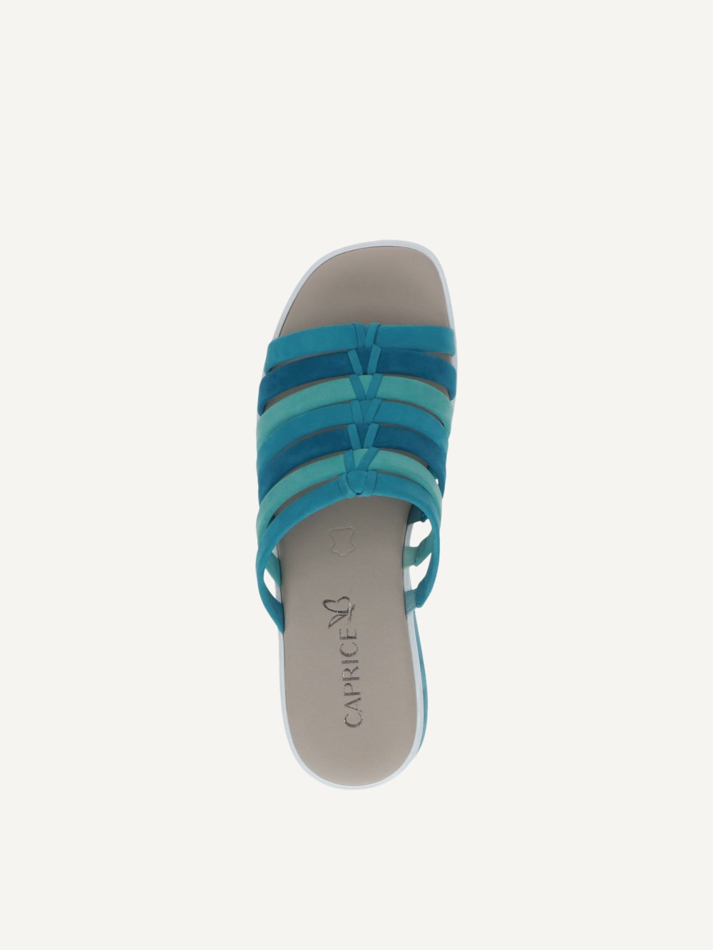 Caprice Pantolette - Blauer Kamm