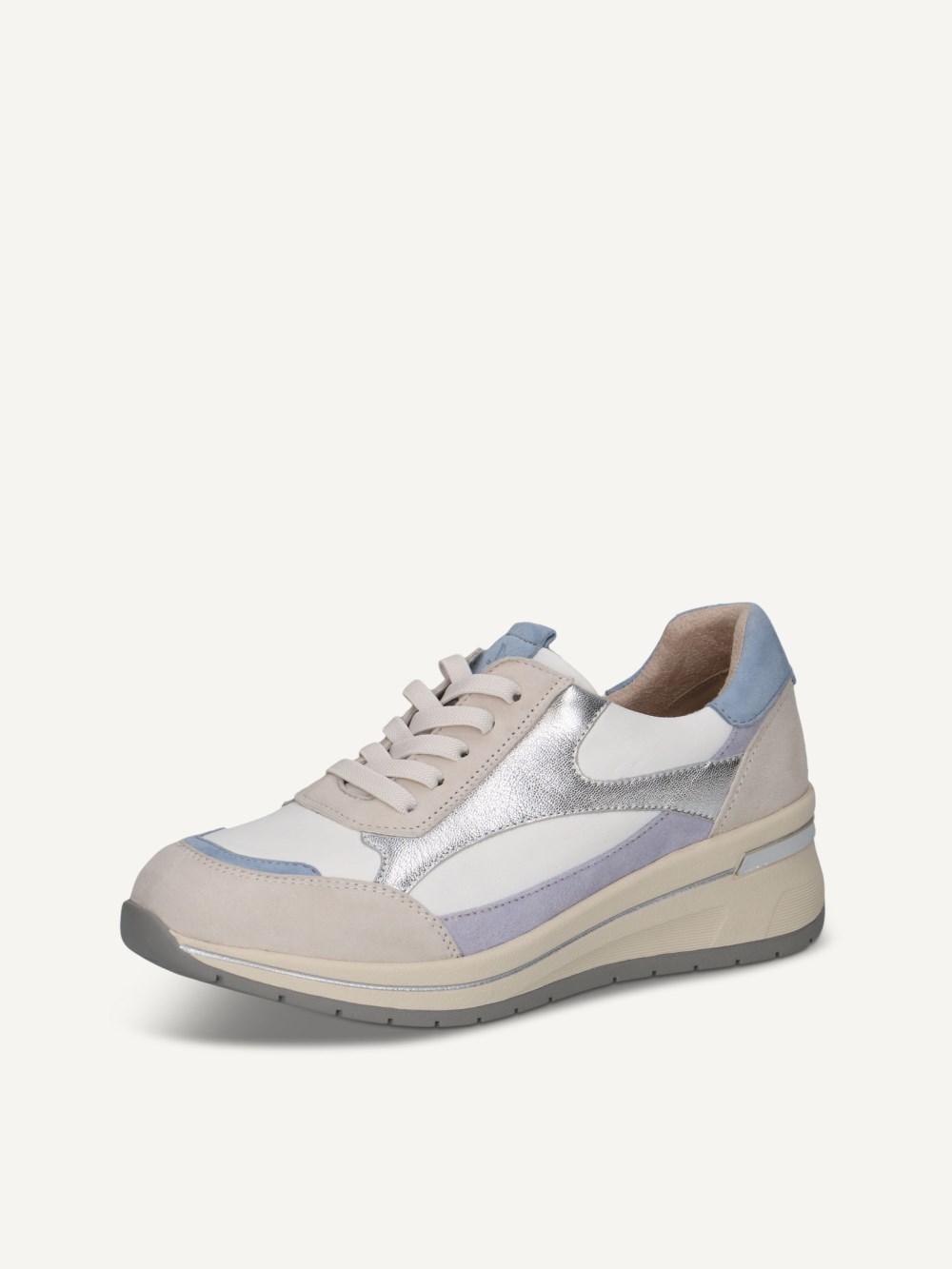 Caprice Sneaker - Weiß / Silber