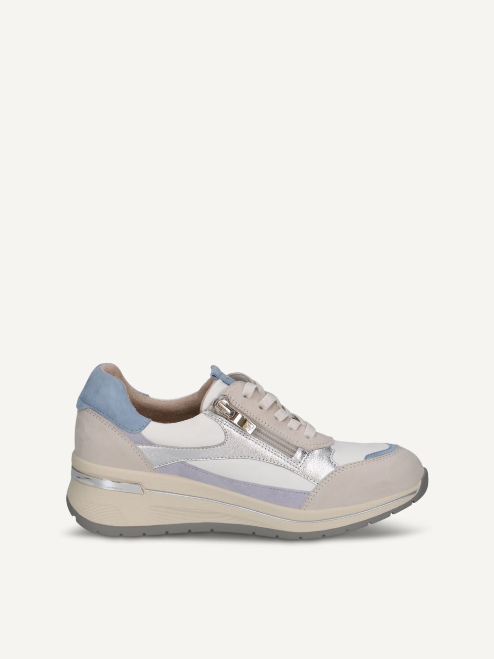 Caprice Sneaker - Weiß / Silber