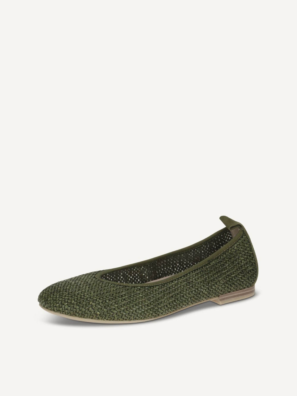 Caprice Ballerina - Khaki-Kamm