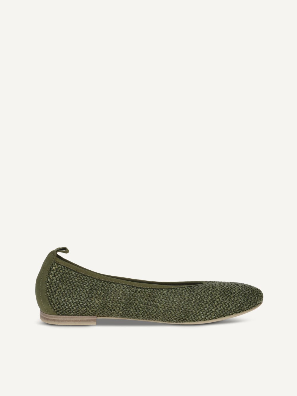 Caprice Ballerina - Khaki-Kamm
