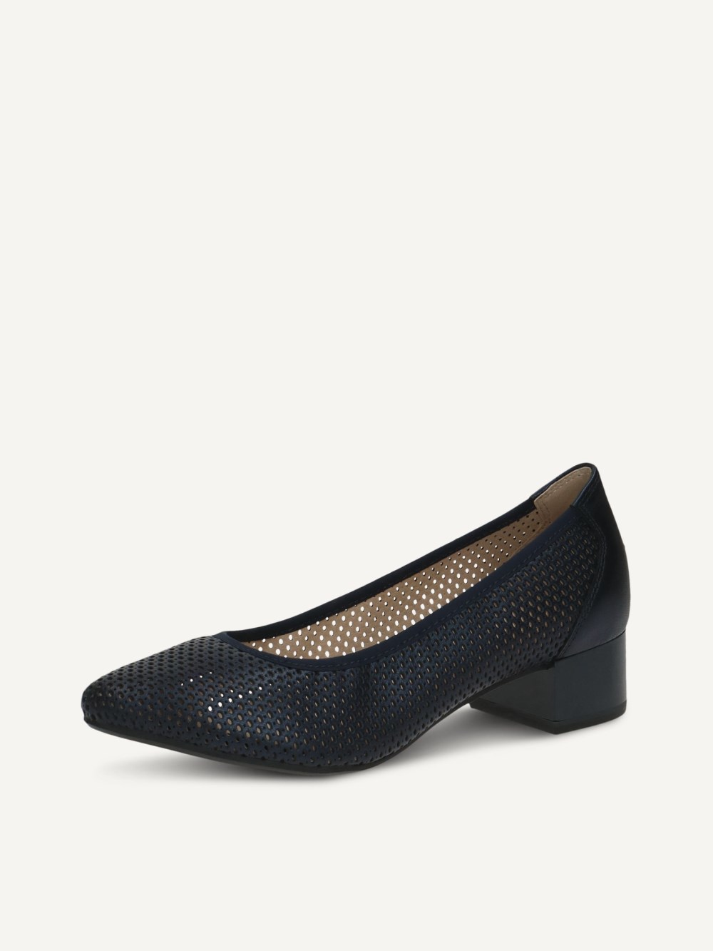 Caprice Pumps - Marineblaues Perlmutt