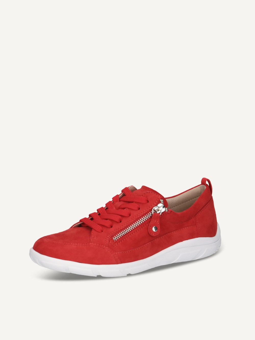 Caprice Sneaker - Rotes Wildleder
