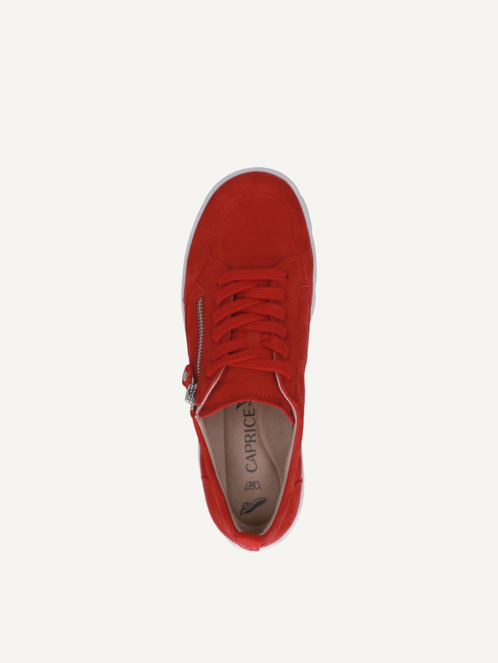 Caprice Sneaker - Rotes Wildleder