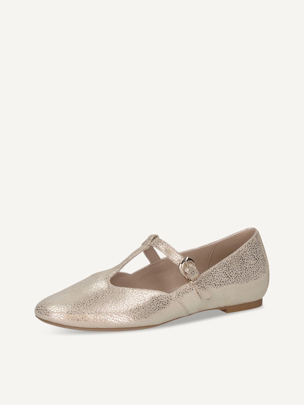 Caprice Slipper - Offwhite/Hellgold