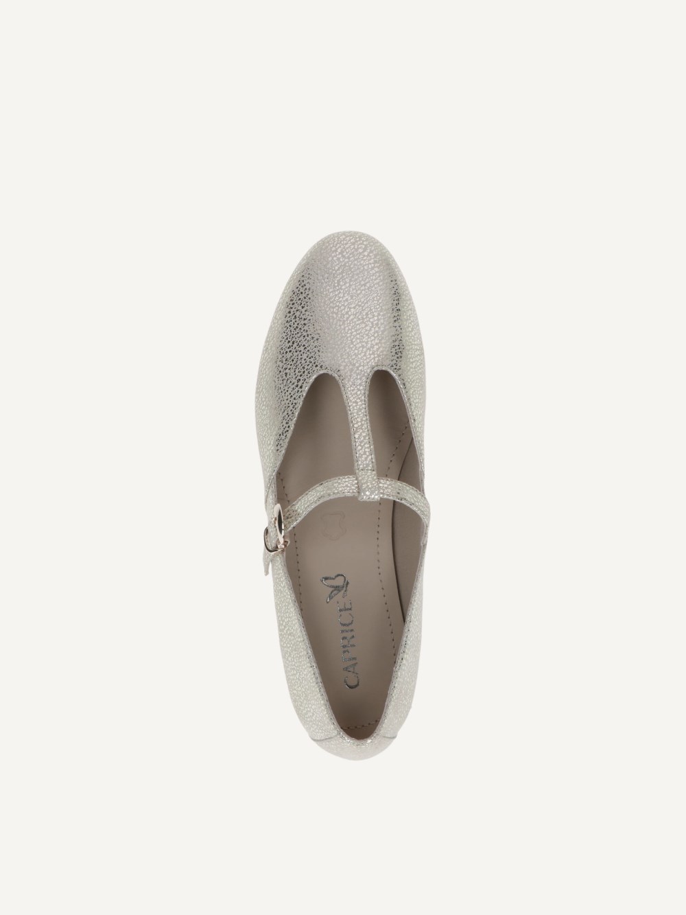 Caprice Slipper - Offwhite/Hellgold