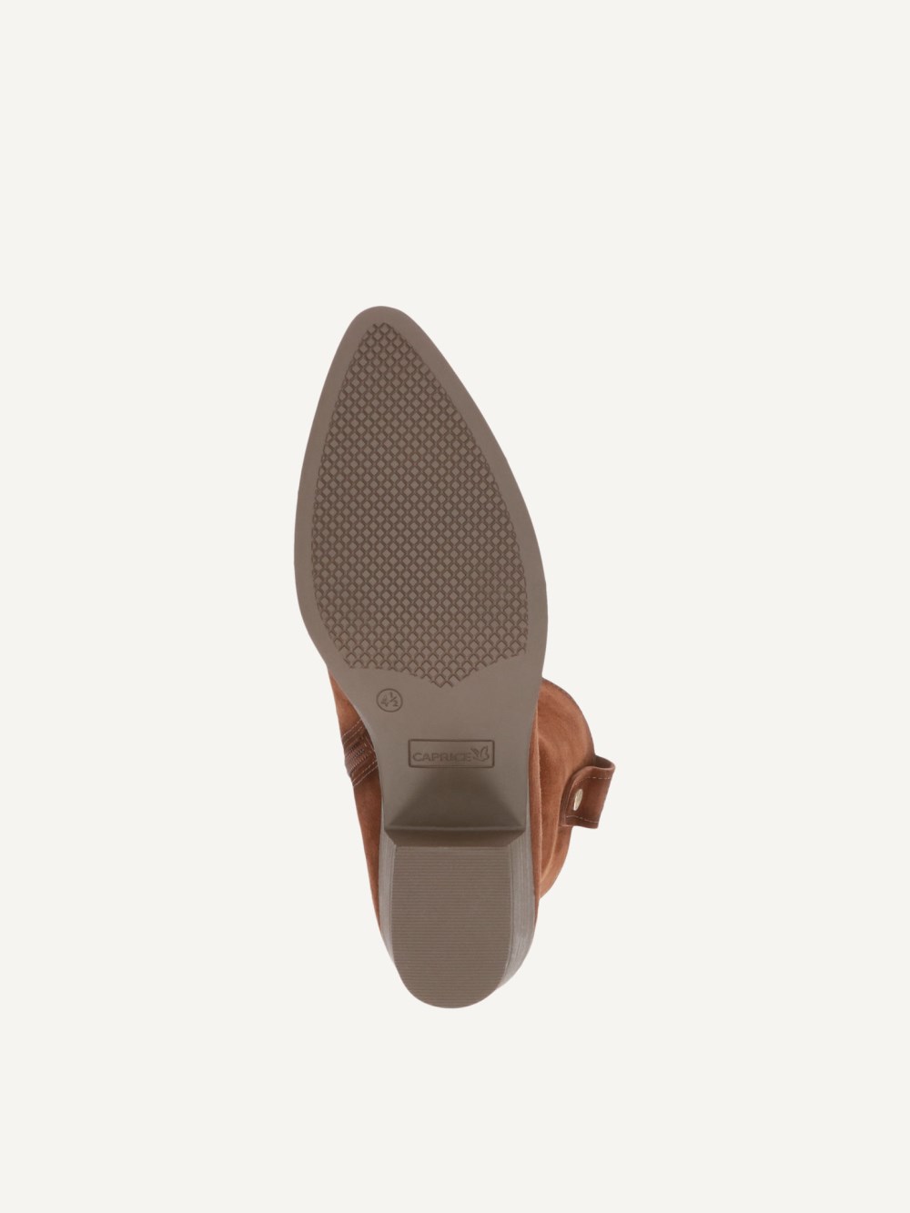 Caprice Stiefelette - Nussfarbenes Wildleder