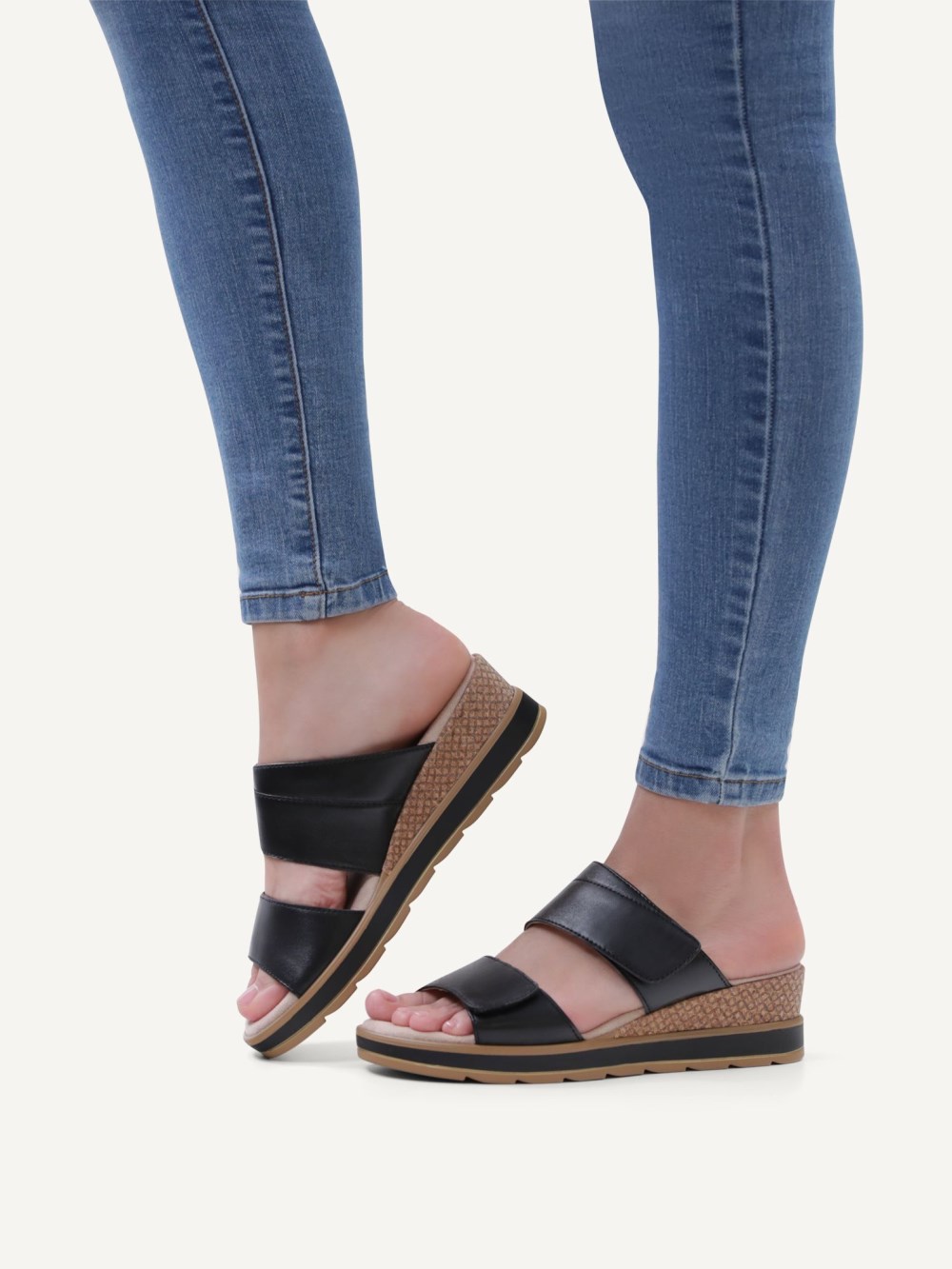 Caprice Pantolette - Schwarzes Softnap