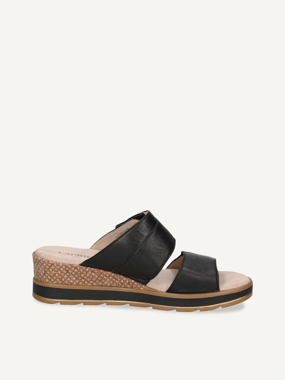 Caprice Pantolette - Schwarzes Softnap
