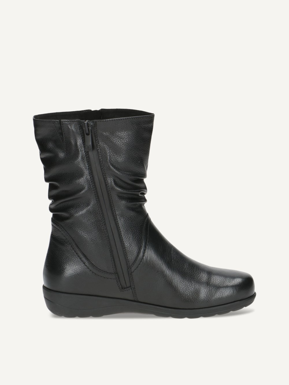 Caprice Stiefelette - Schwarzes Nappaleder