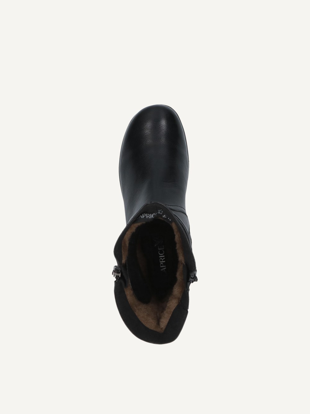 Caprice Stiefelette - Schwarzes Nappaleder