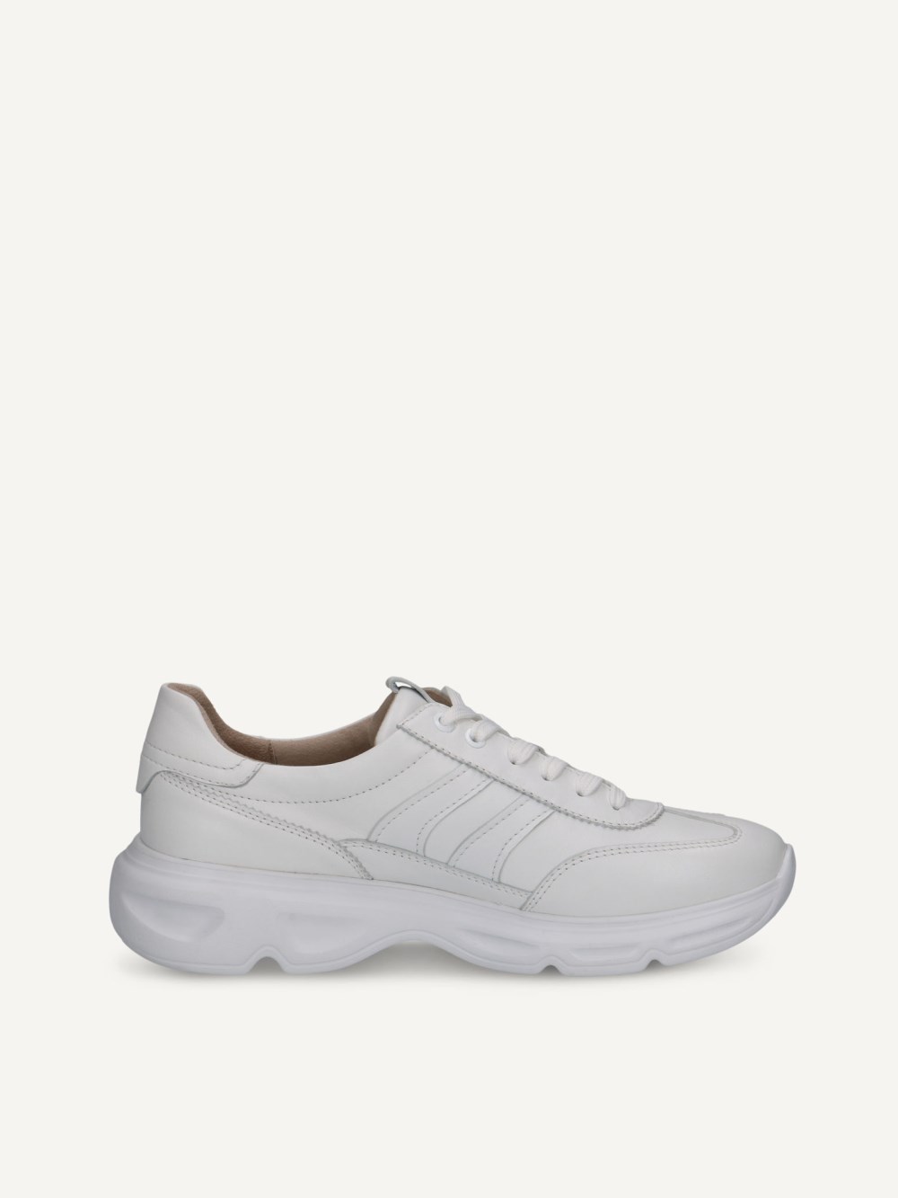 Caprice Sneaker - Weißes Nappaleder