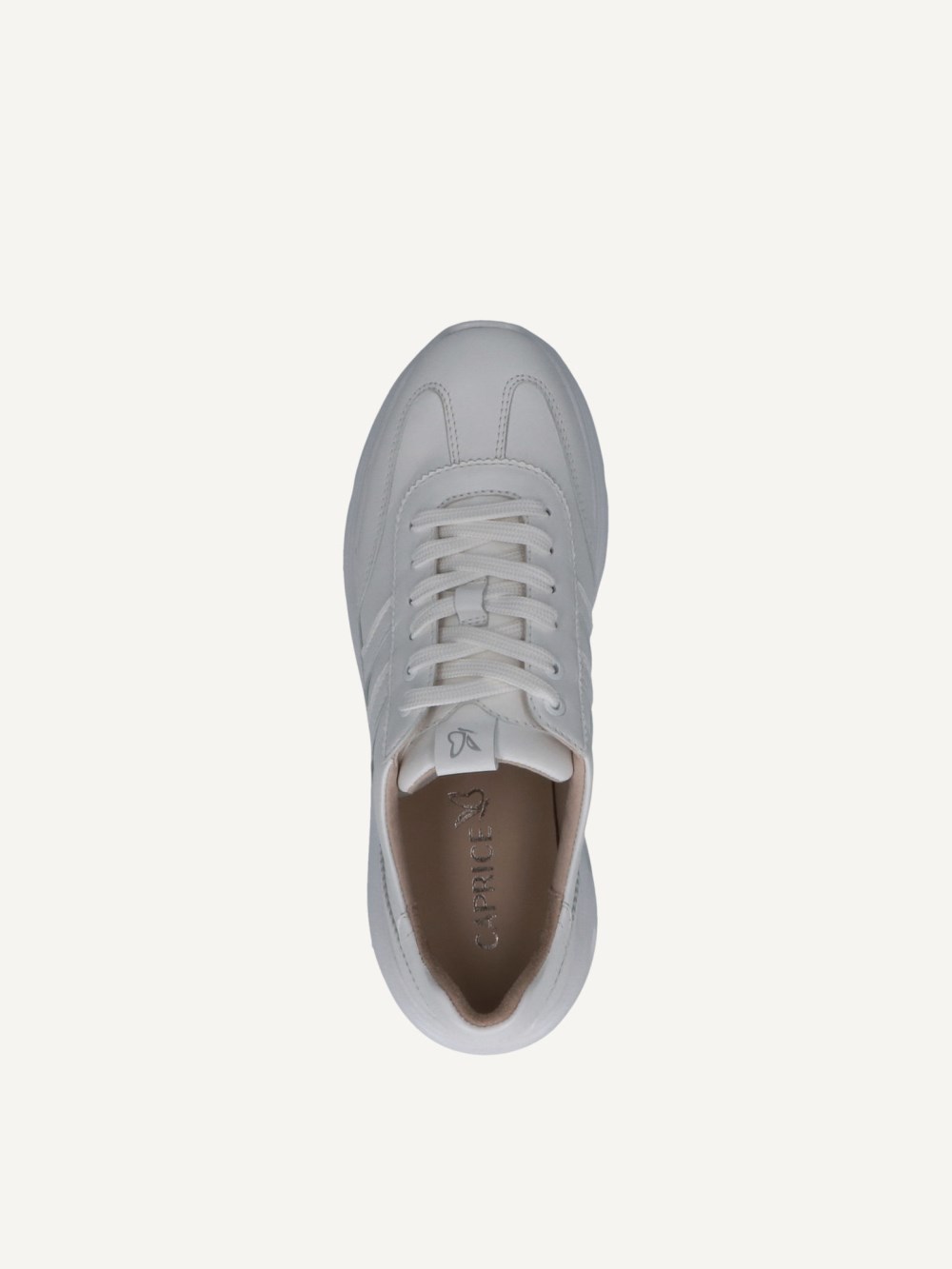 Caprice Sneaker - Weißes Nappaleder