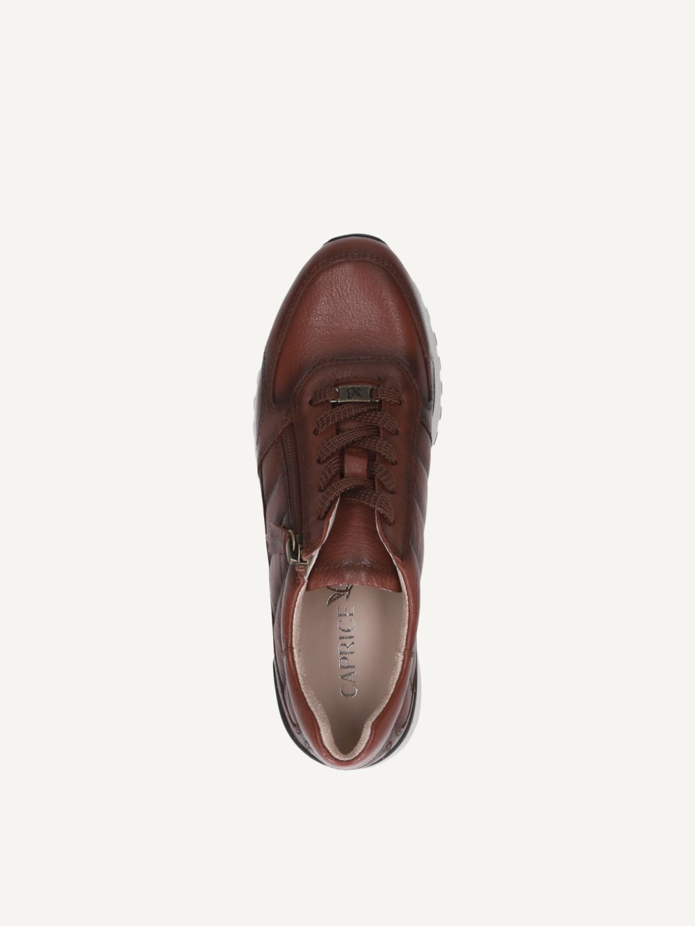 Caprice Sneaker - Muskat-Softnap-Lederleder