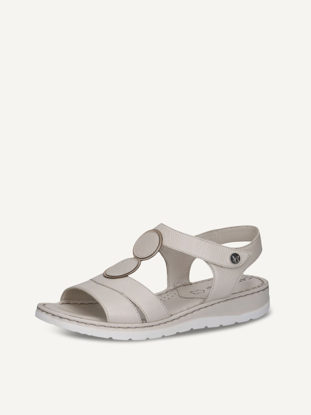 Caprice Sandalette - Perlmutt-Nappaleder