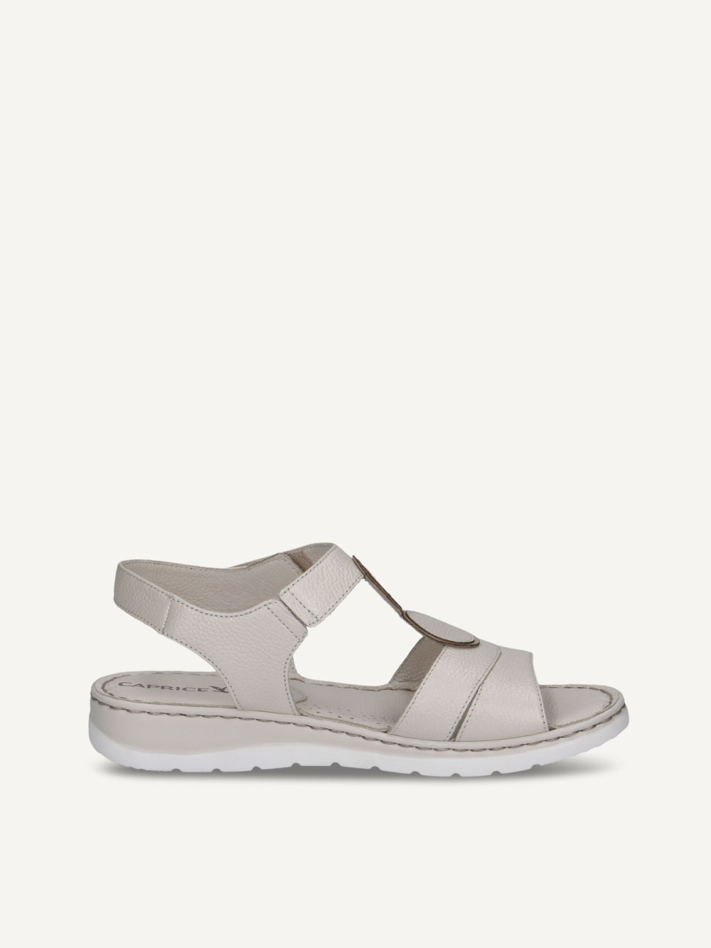 Caprice Sandalette - Perlmutt-Nappaleder