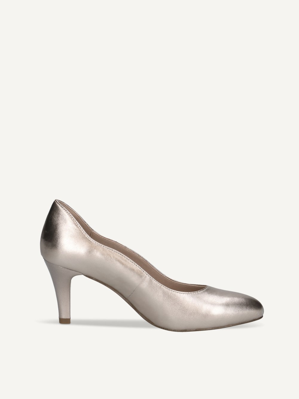 Caprice Pumps - Taupe-Metallic