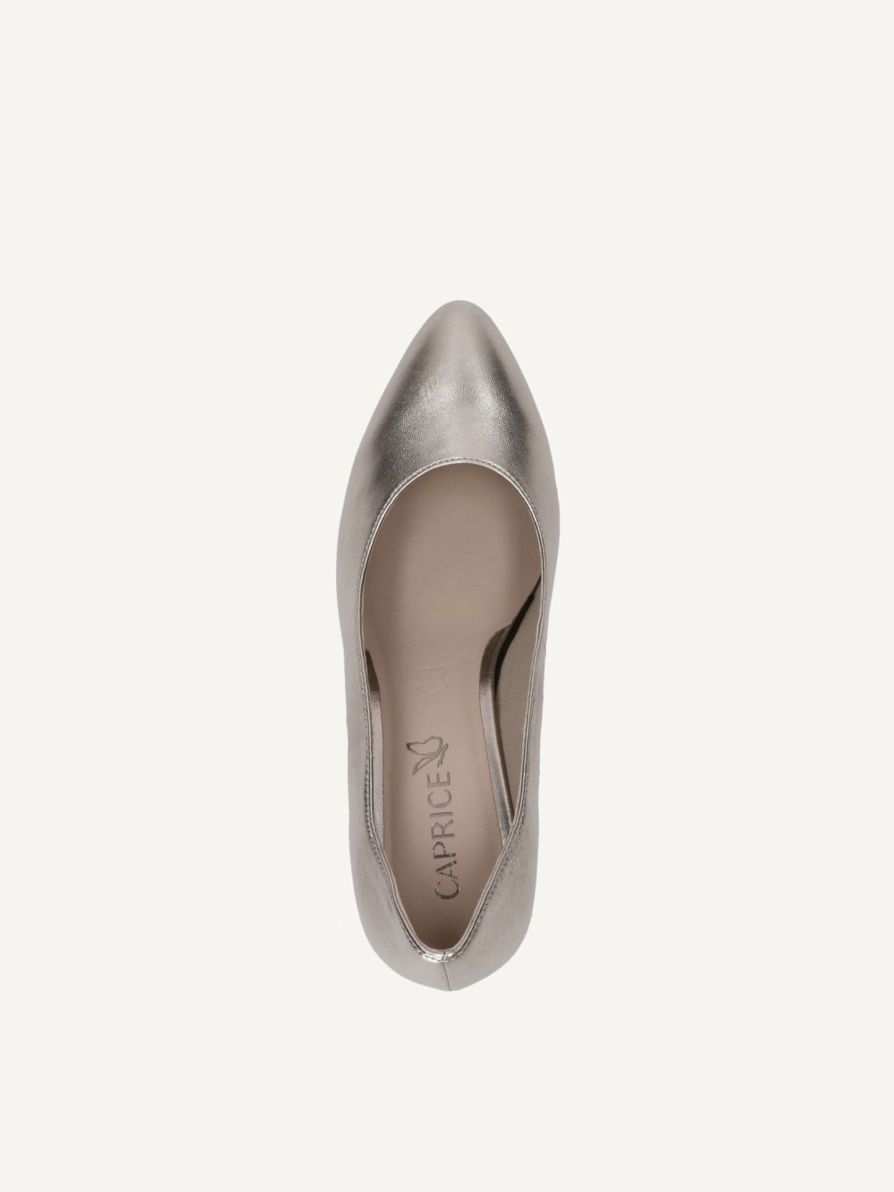 Caprice Pumps - Taupe-Metallic
