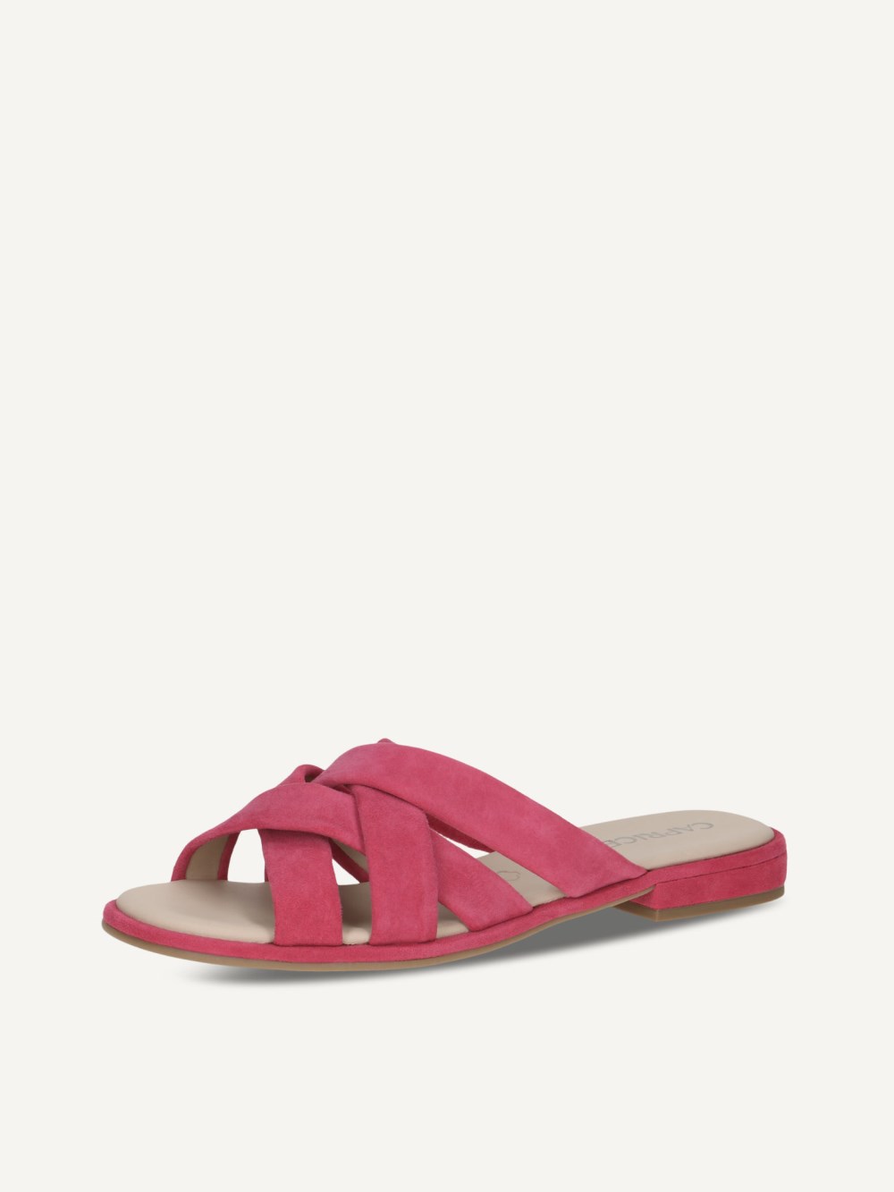 Caprice Pantolette - Rosa Wildleder
