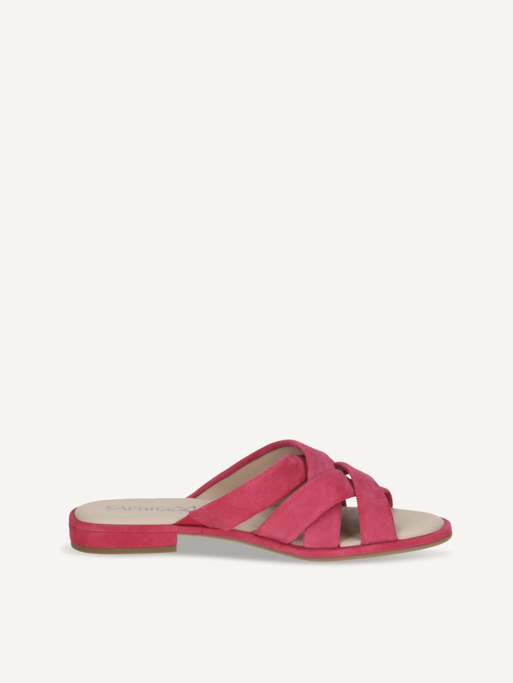 Caprice Pantolette - Rosa Wildleder