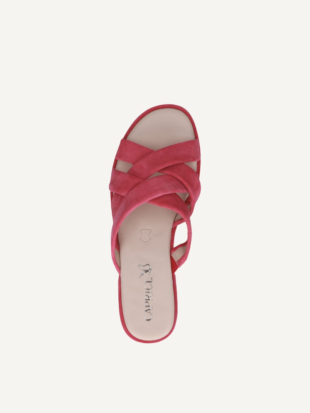 Caprice Pantolette - Rosa Wildleder