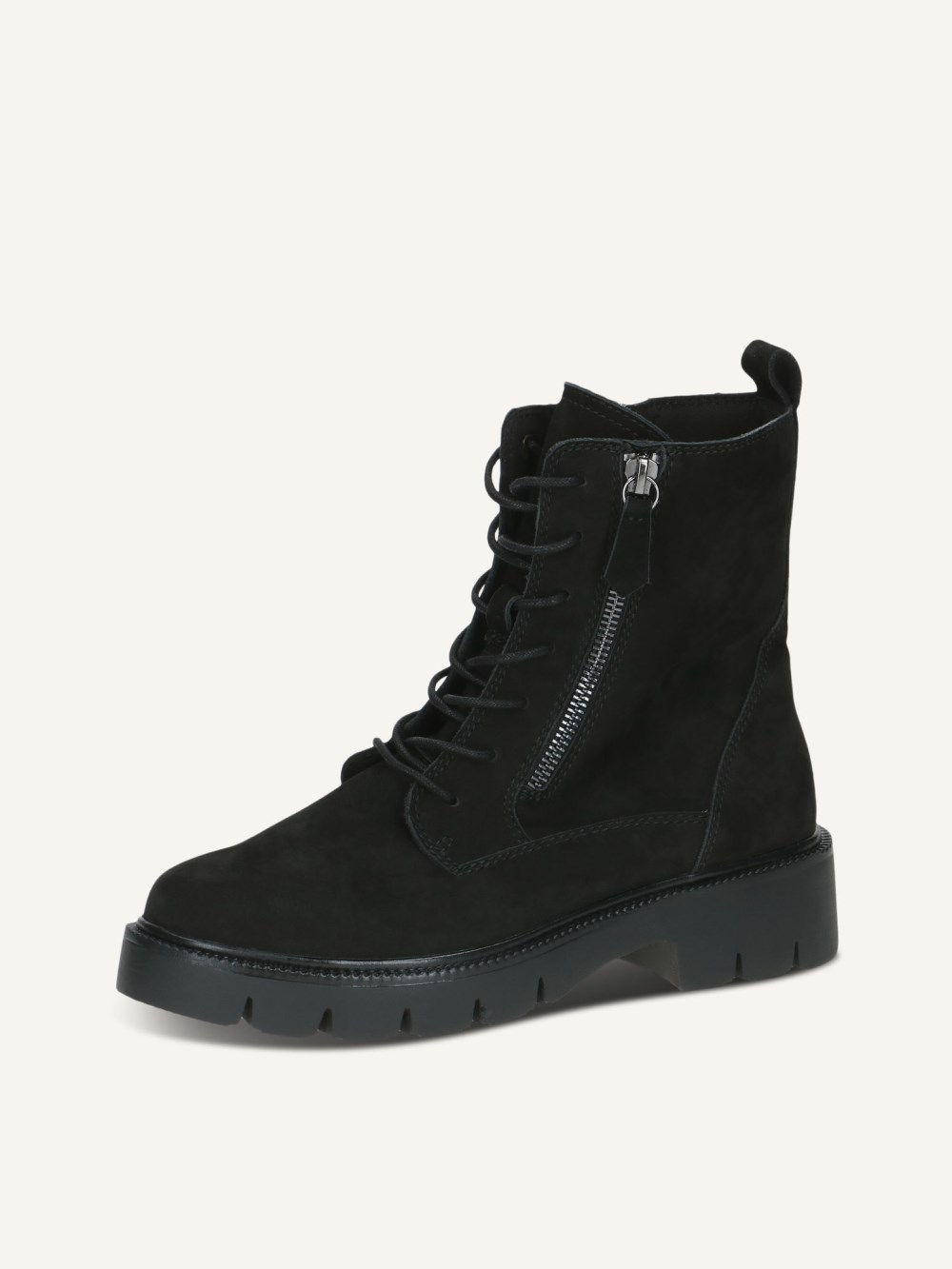Caprice Stiefelette - Schwarzes Nubukleder