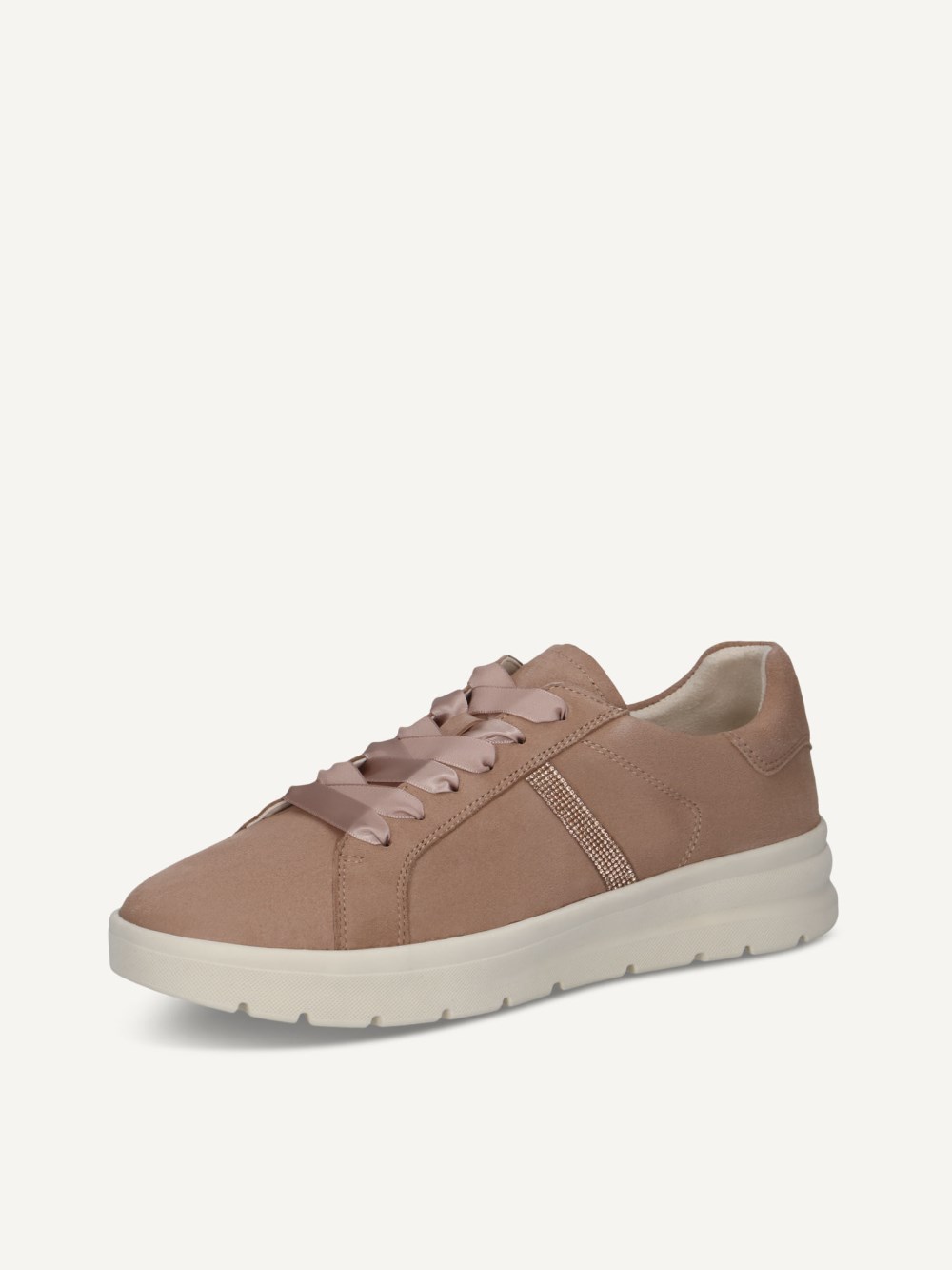 Caprice Halbschuh - Sandfarbenes Wildleder