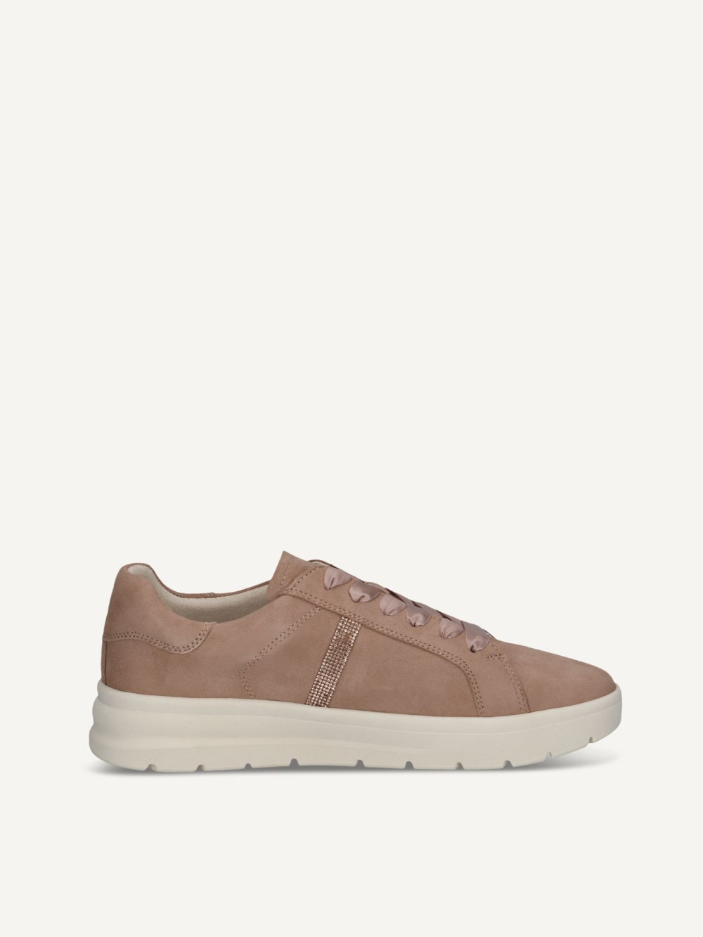 Caprice Halbschuh - Sandfarbenes Wildleder