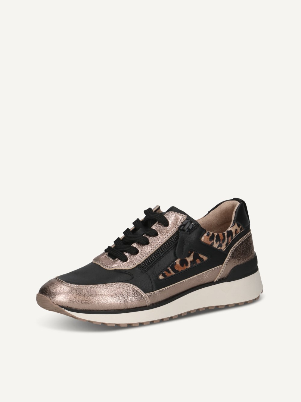 Caprice Sneaker - Taupe / Schwarz