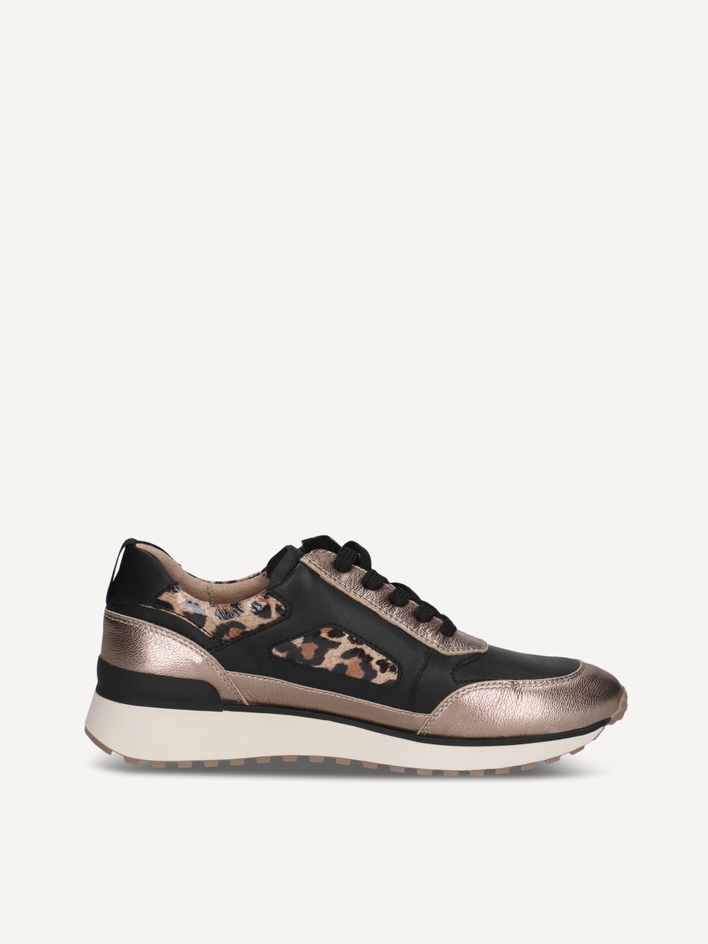 Caprice Sneaker - Taupe / Schwarz