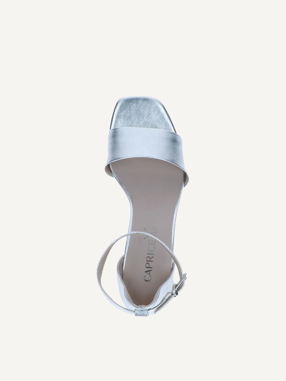 Caprice Sandalette - Silbernes Metall