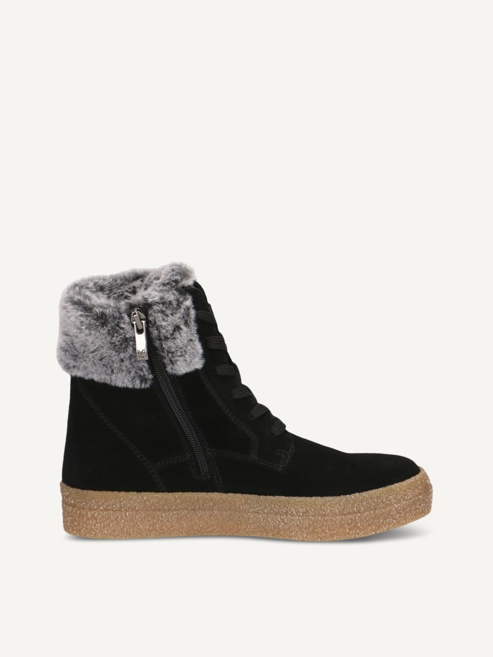 Caprice Stiefelette - Schwarzes Wildleder