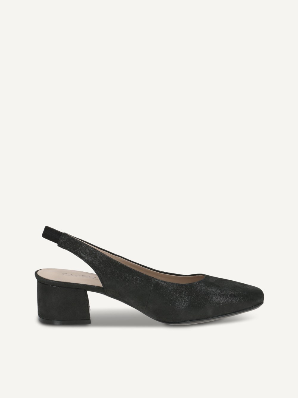 Caprice Slingpumps - Schwarz-Metallic
