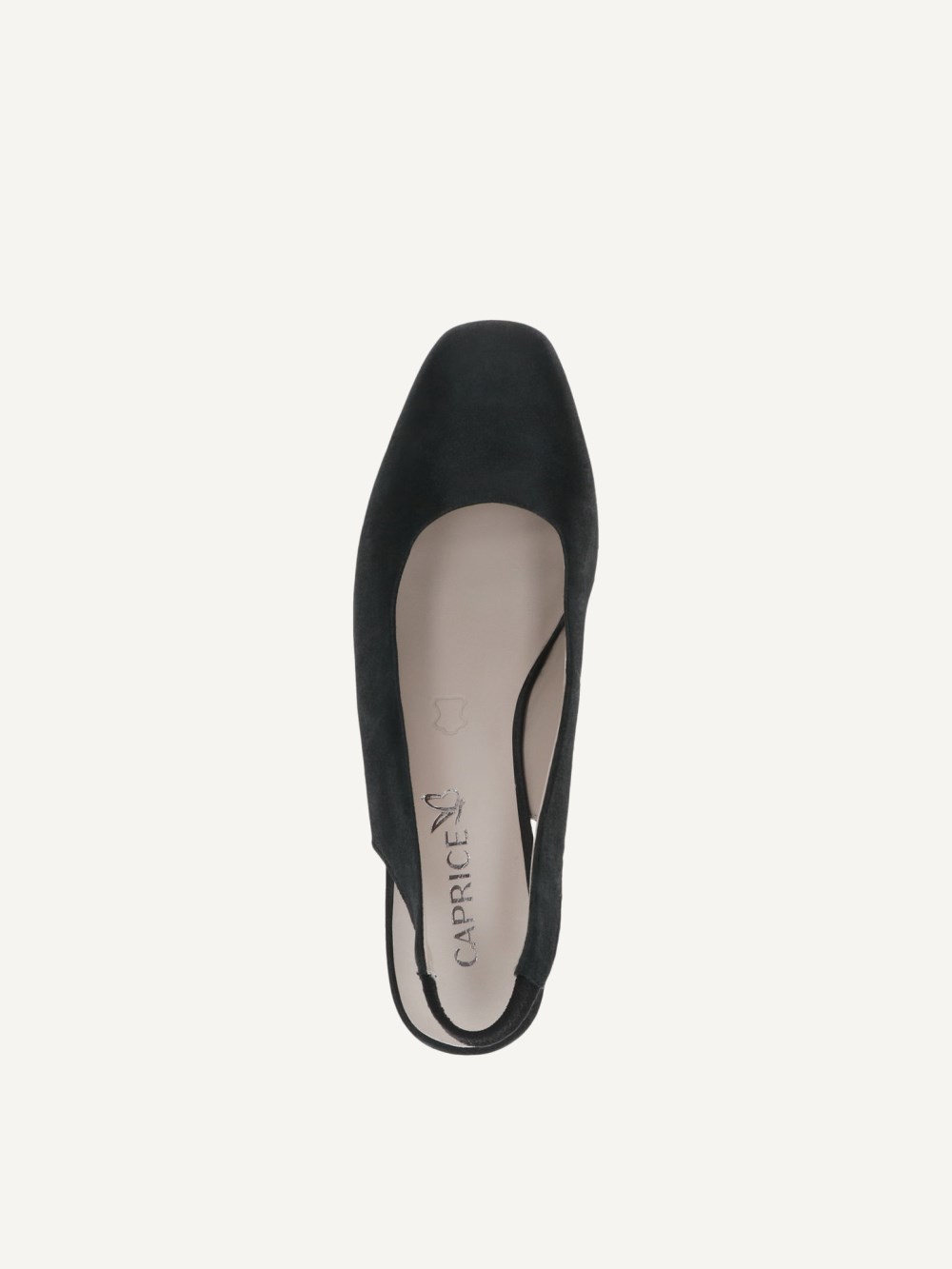 Caprice Slingpumps - Schwarz-Metallic