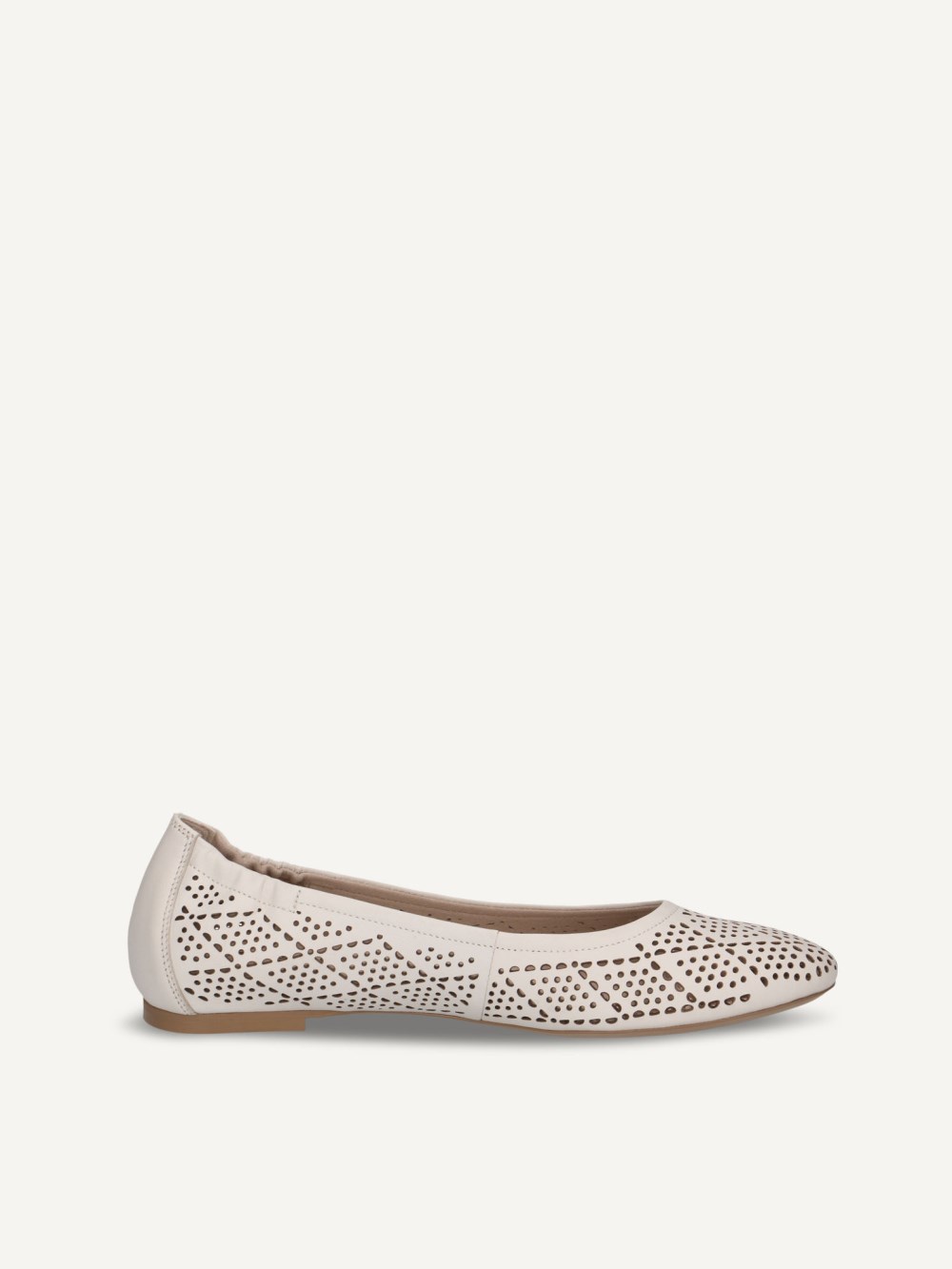 Caprice Ballerina - Offwhite Nappa