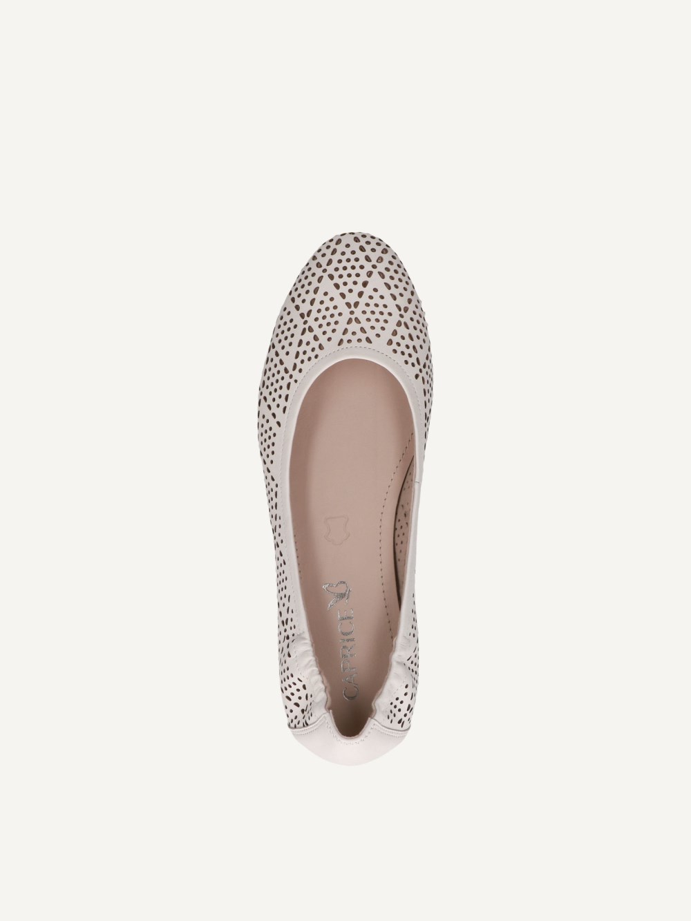 Caprice Ballerina - Offwhite Nappa