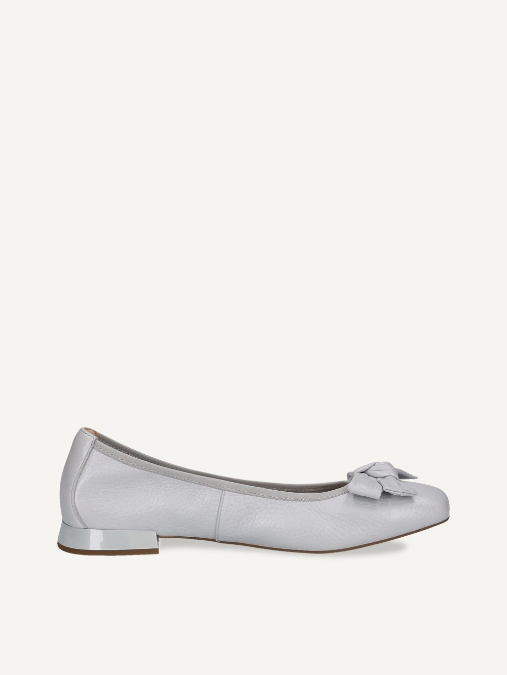 Caprice Ballerina - Hellblaues Hirschleder