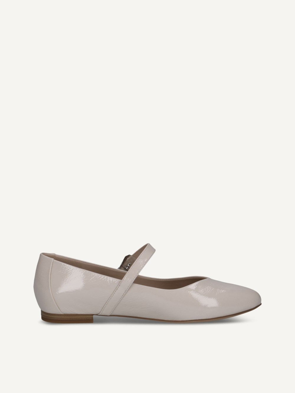 Caprice Ballerina - Schneefarbenes Nappaleder