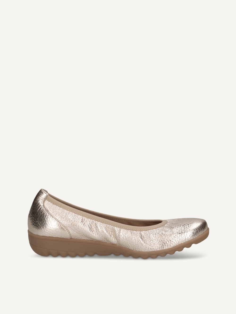 Caprice Ballerina - Hellgoldenes Hirschleder