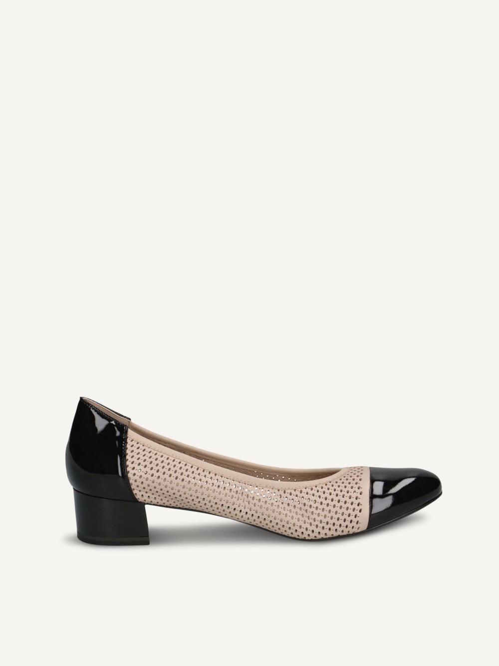 Caprice Pumps - Beige/Schwarz