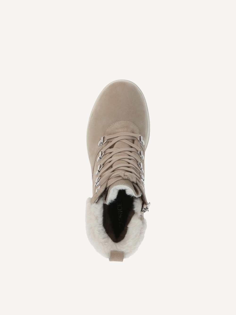 Caprice Stiefelette - Sandfarbenes Wildleder