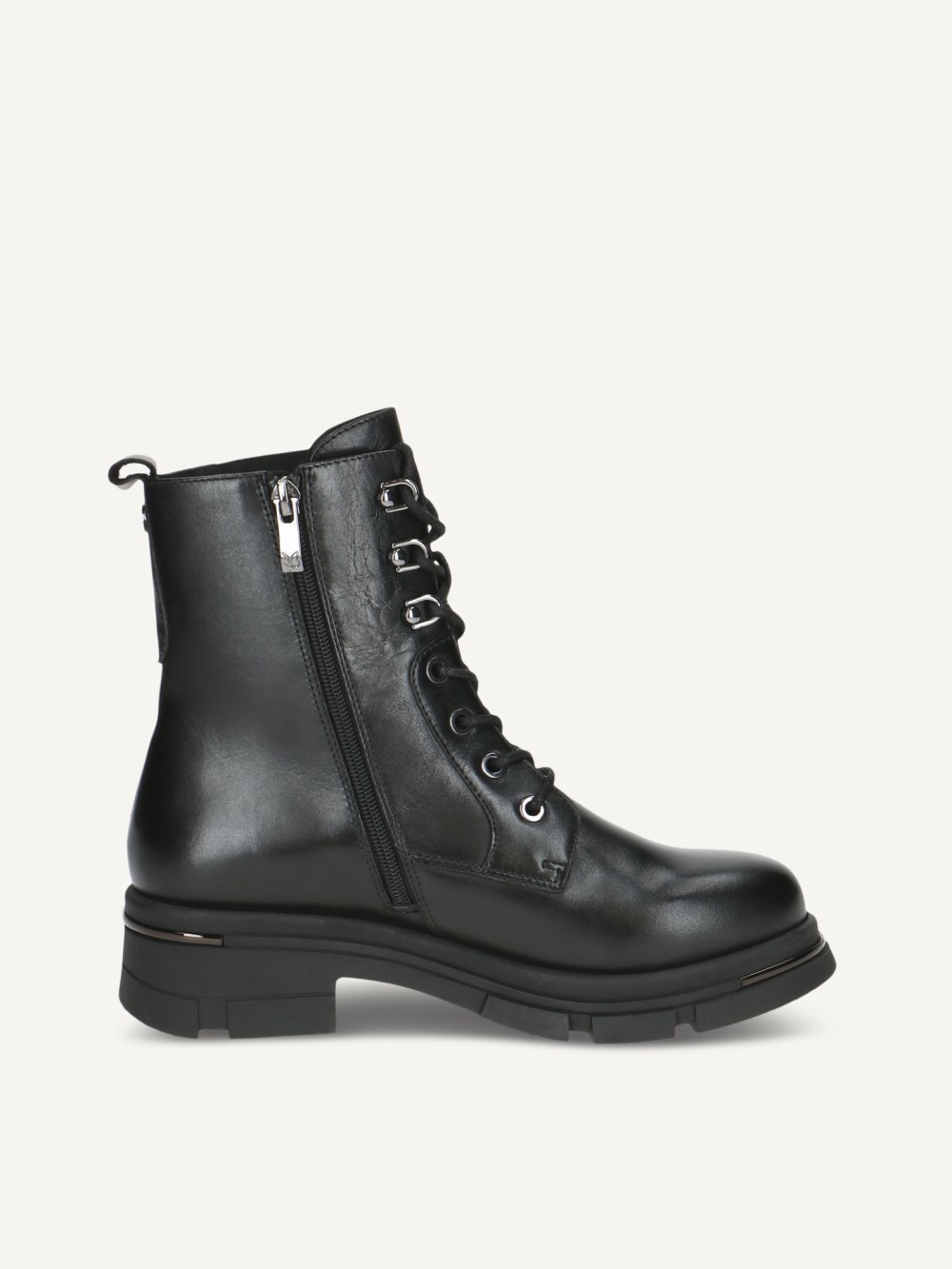 Caprice Stiefelette - Schwarzes Nappaleder