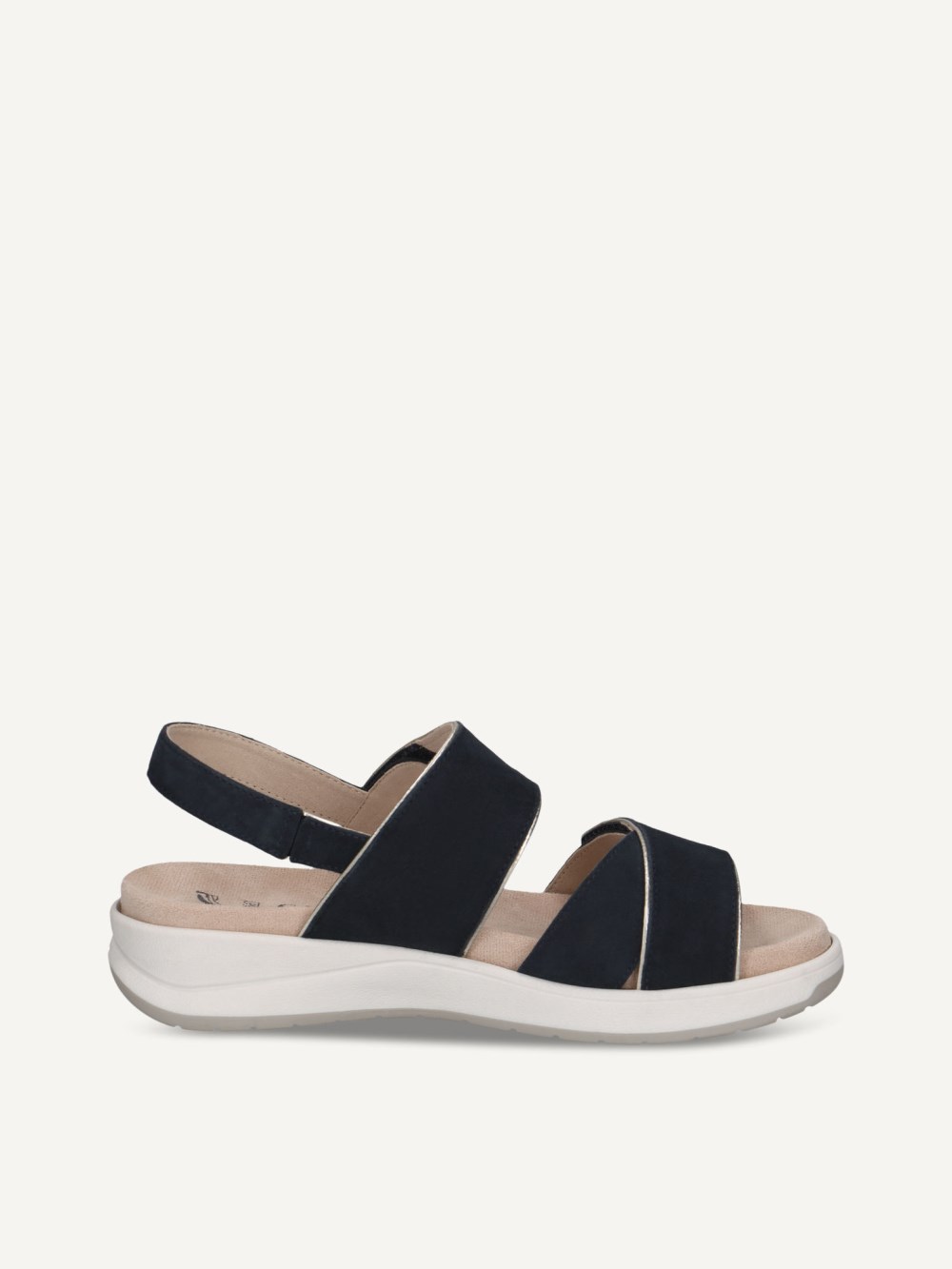 Caprice Sandalette - Ozeanfarbenes Wildleder