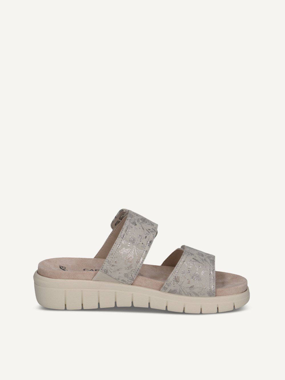 Caprice Pantolette - Offwhite/Silber