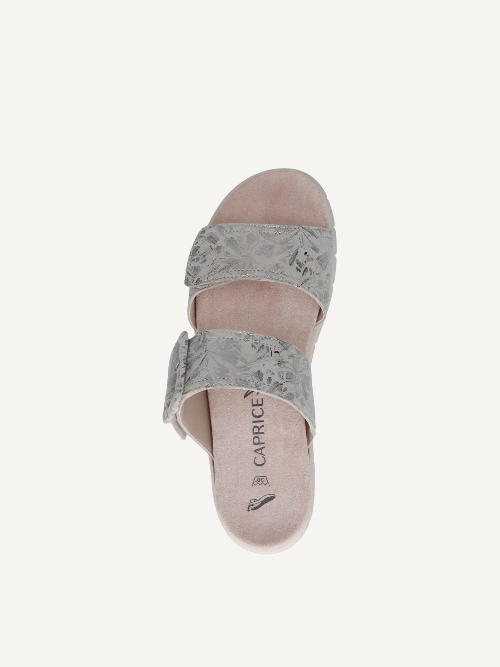 Caprice Pantolette - Offwhite/Silber